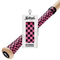 Naked Grips Pink & Black Checkers